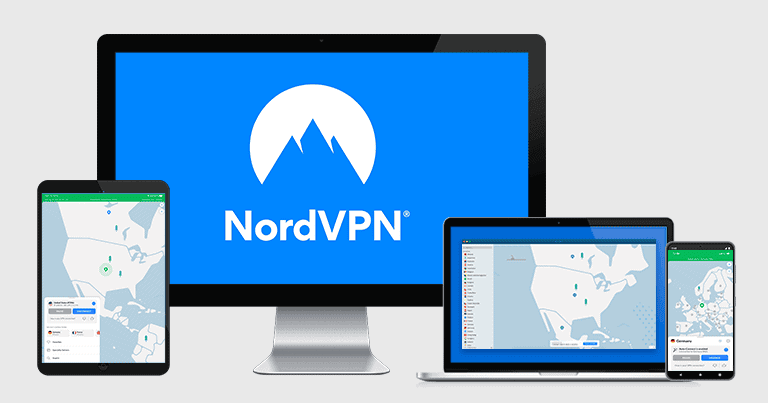 Nord VPN 全球节点连接示意图